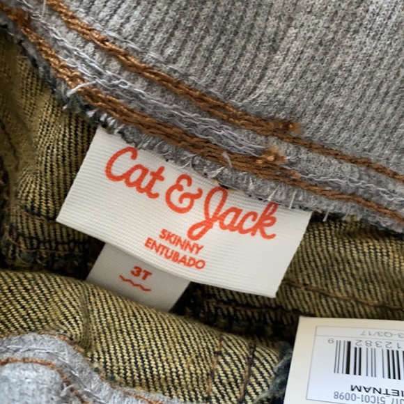 NWT Cat and Jack Skinny Jeans dark denim - Picture 4 of 4